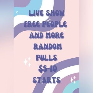 Random pulls💥💥 do not buy listing 💥💥 10:30am PST today!!!!
